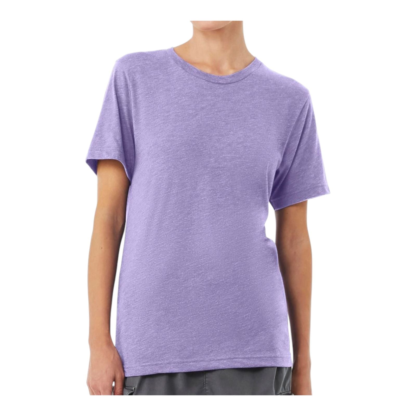 Camiseta cuello redondo lavender