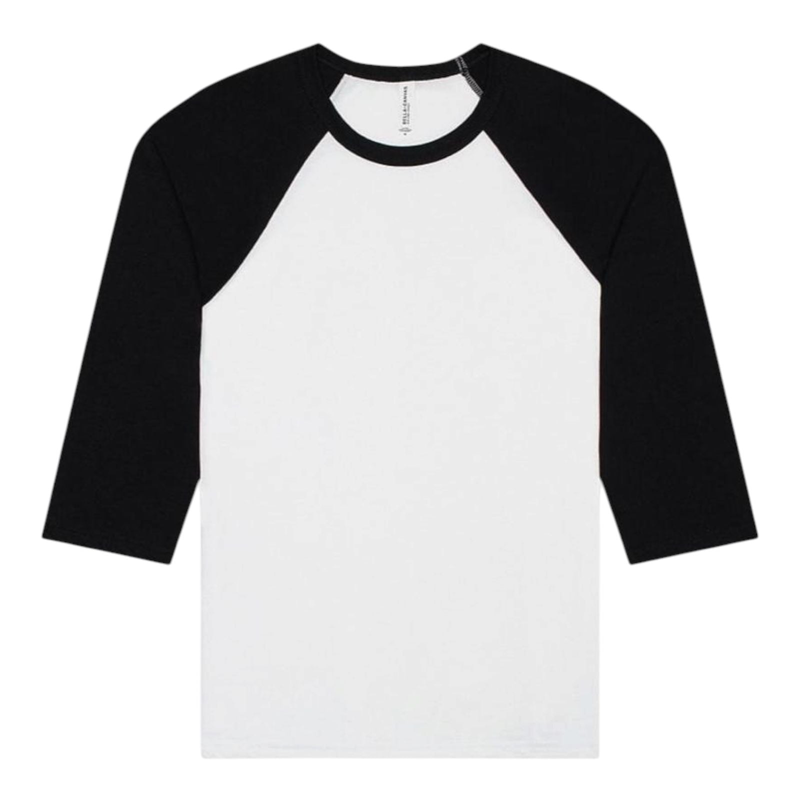 Camiseta ranglan blanco con negro