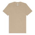Camiseta cuello redondo heather tan