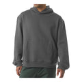 Sudadera Hoodie Oversize Gris Asfalto