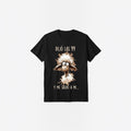 The Beauty Closet black t-shirt featuring a cartoon sheep illustration and Spanish text Dejo las 99 y me salvo a mi