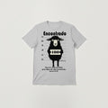 The Beauty Closet grey graphic t-shirt featuring a black sheep mugshot illustration with Spanish text.